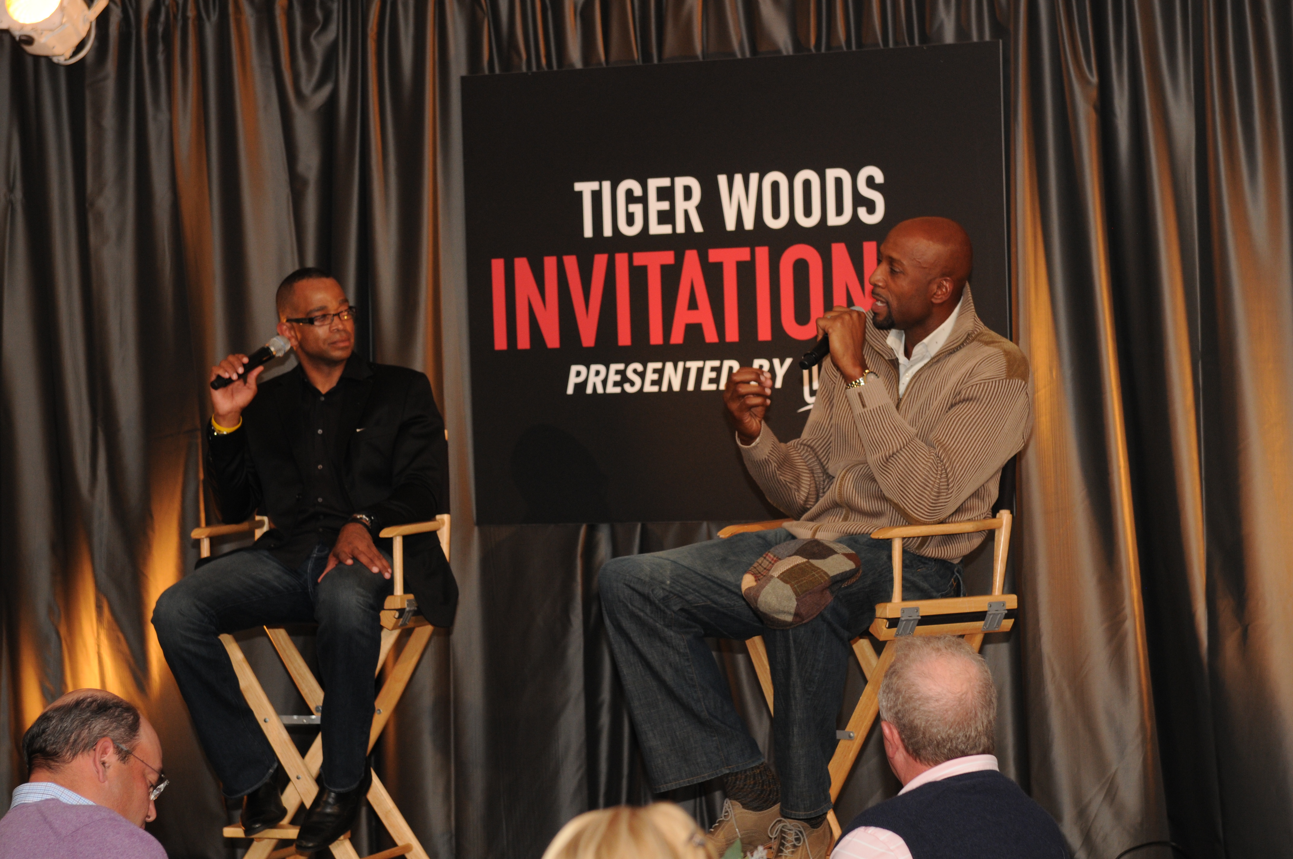 The late Stuart Scott and Alonzo Mourning Q&A Session
