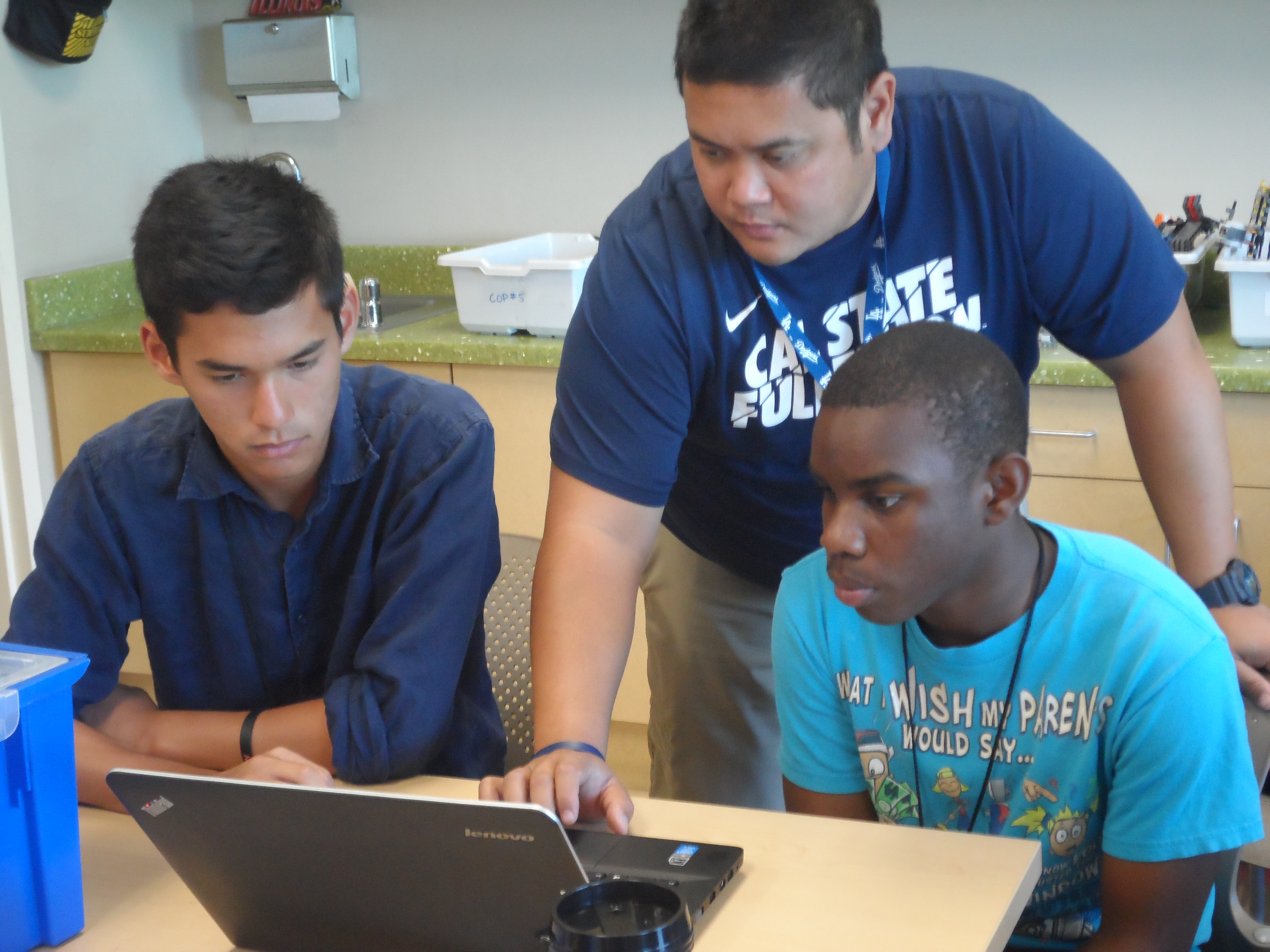 TGR DC student Kyree Sampson learns video game design