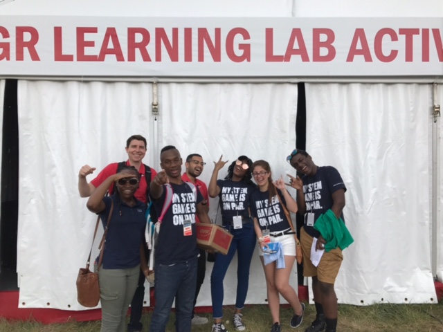 TGR Learn Lab tent at the Quicken Loans National