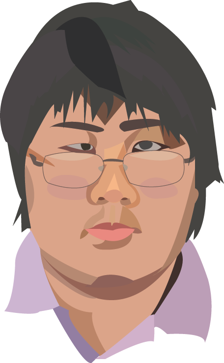 A self-portrait of Eddie Xiong.