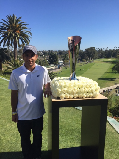 Trent at the Genesis Open